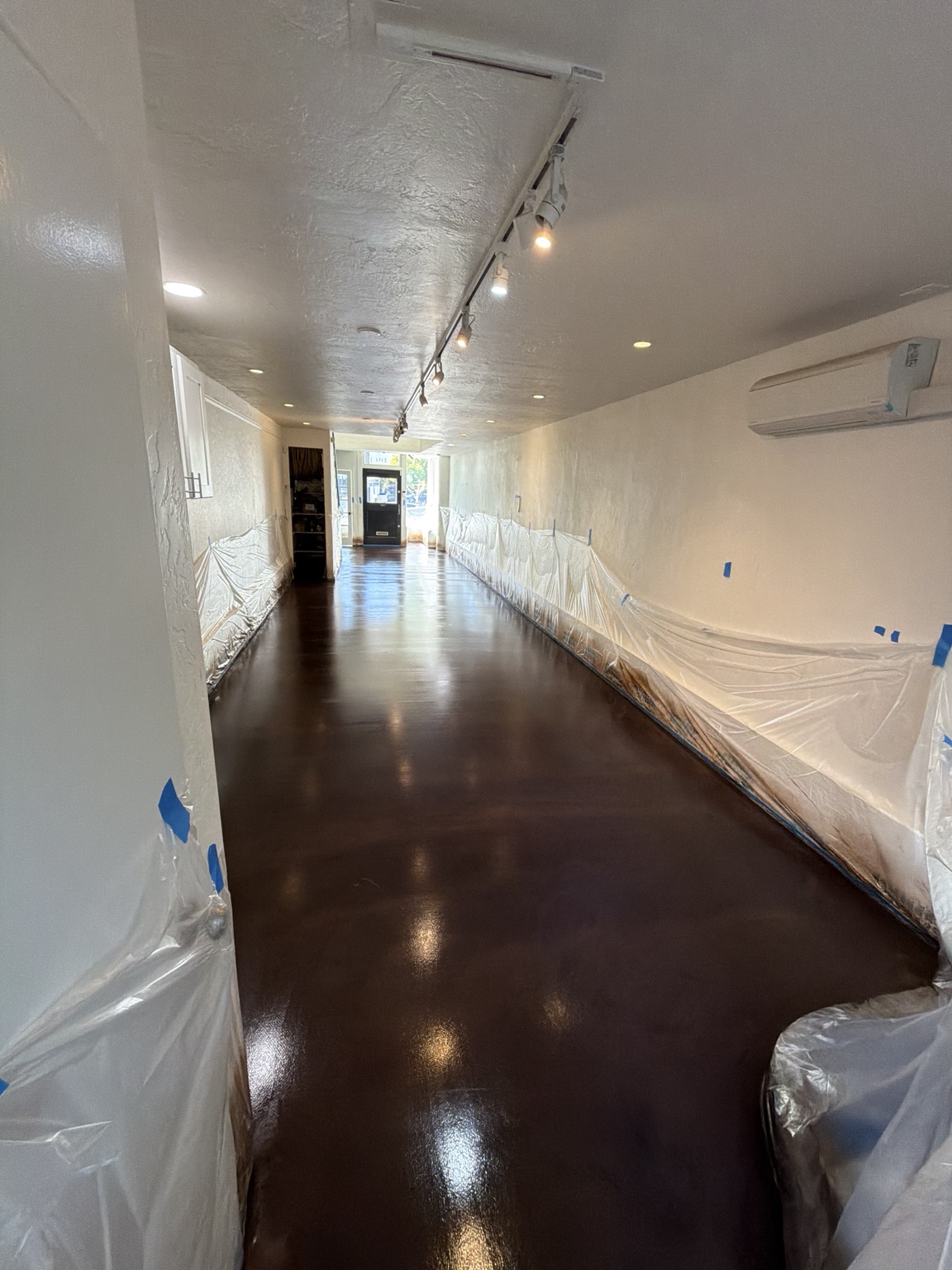 Stained commercial concrete