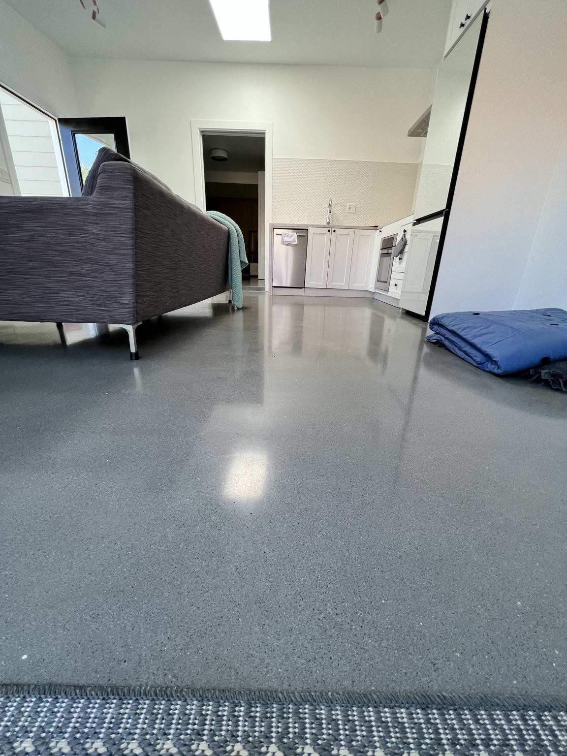 Residential polished concrete